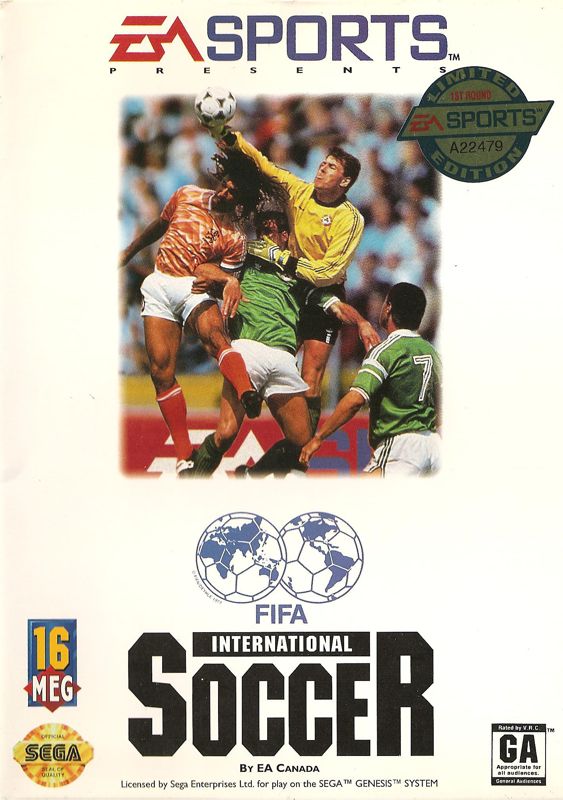 FIFA International Soccer box art for Sega CD